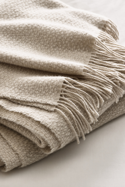 Chepstow Cashmere and Wool Throw
